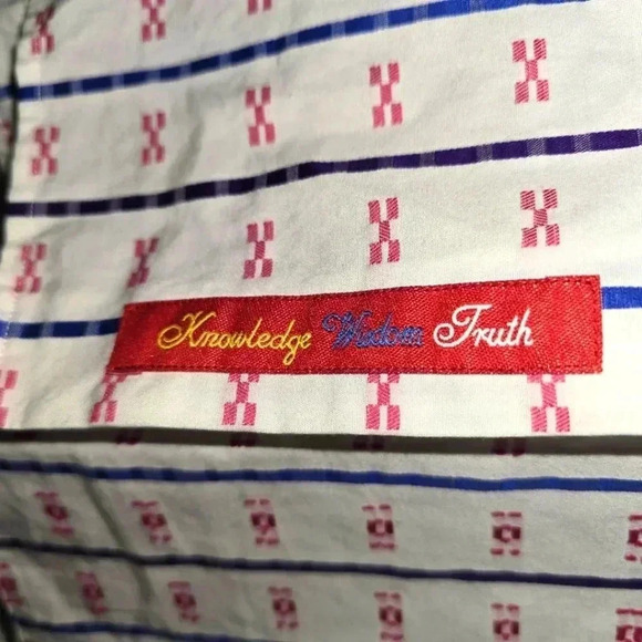 Robert Graham Knowledge Wisdom Truth Mens Button Front Size XL - Picture 4 of 7